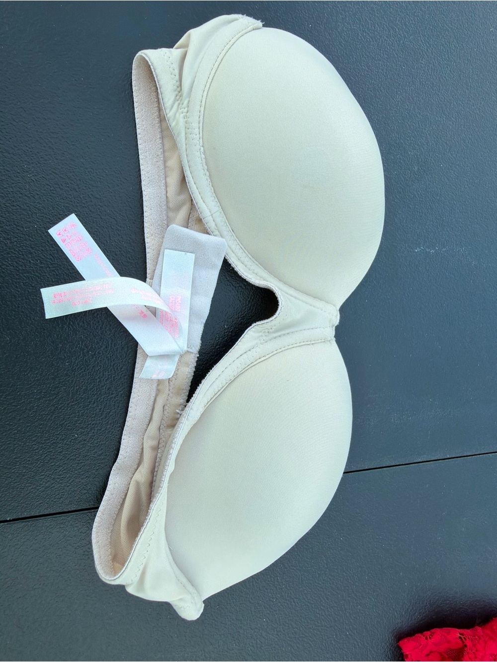 PINK Victoria's Secret Light Nude Strapless Bra